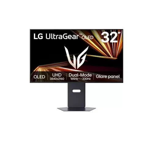 LG UltraGear OLED GX8 32GX850A-B 4K UHD Dual-Mode: 165Hz -330Hz gaming monitor - Image 1