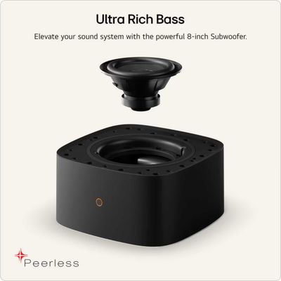 LG Sound Suite W7 Subwoofer - Black, Black