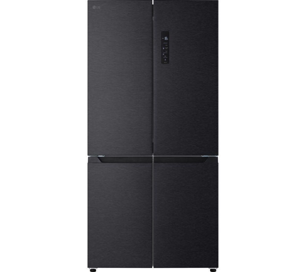 LG GMM42ABBEH French Style Fridge Freezer Non Ice And Water - BLACK STEEL - Image 1
