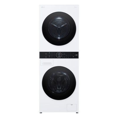 LG WashTower 12kg Wash 10kg Dry 1400rpm Stacked Washer Dryer - White