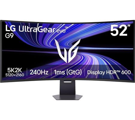 LG 52G930B-B 51.6" VA LED Black Multimedia Curved Monitor (5120x2160/1ms/HDMI/DisplayPort/USB-C/5K2K)