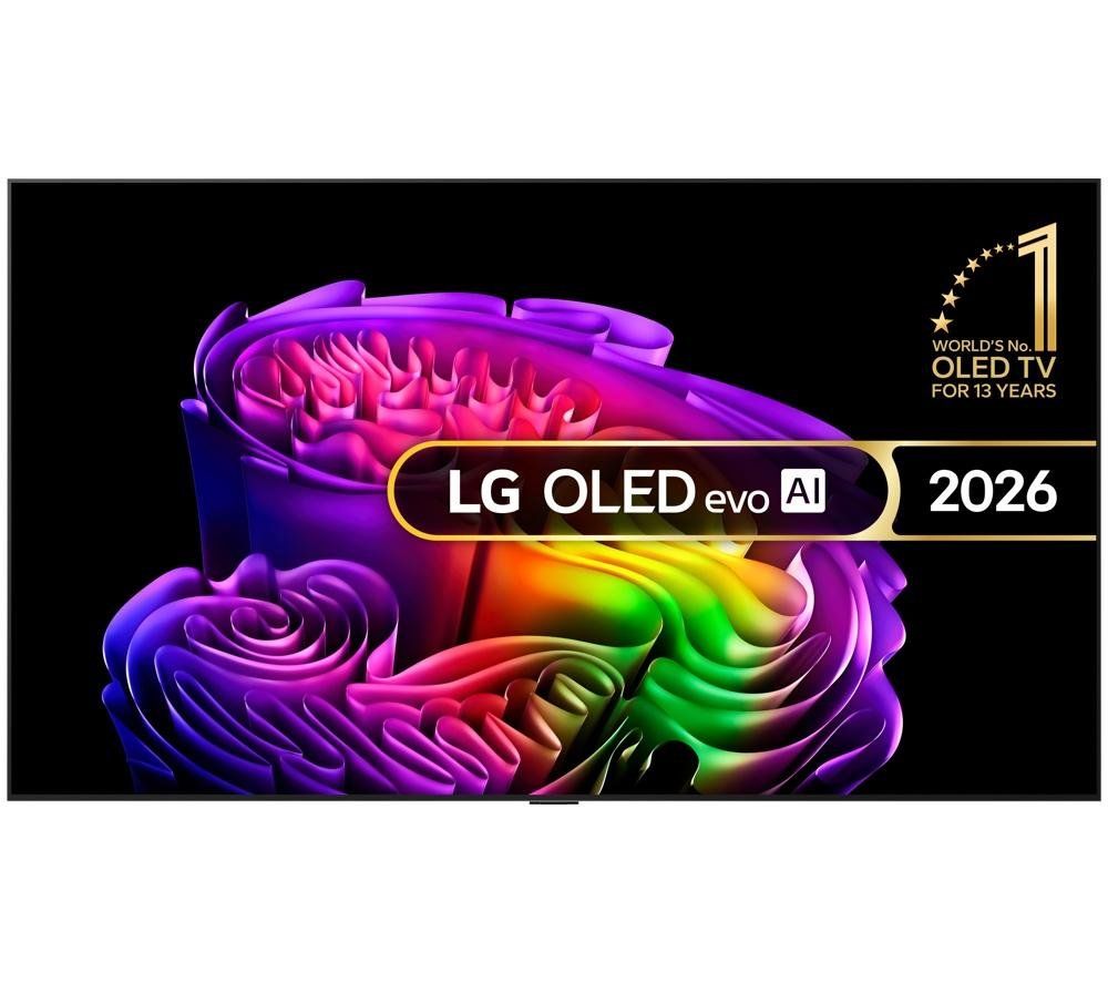 80"-84" LG G6 83" OLED AI 4K HDR Smart TV 2026 (Wall Mount Version) - OLED83G64LW, Silver/Grey - Image 1