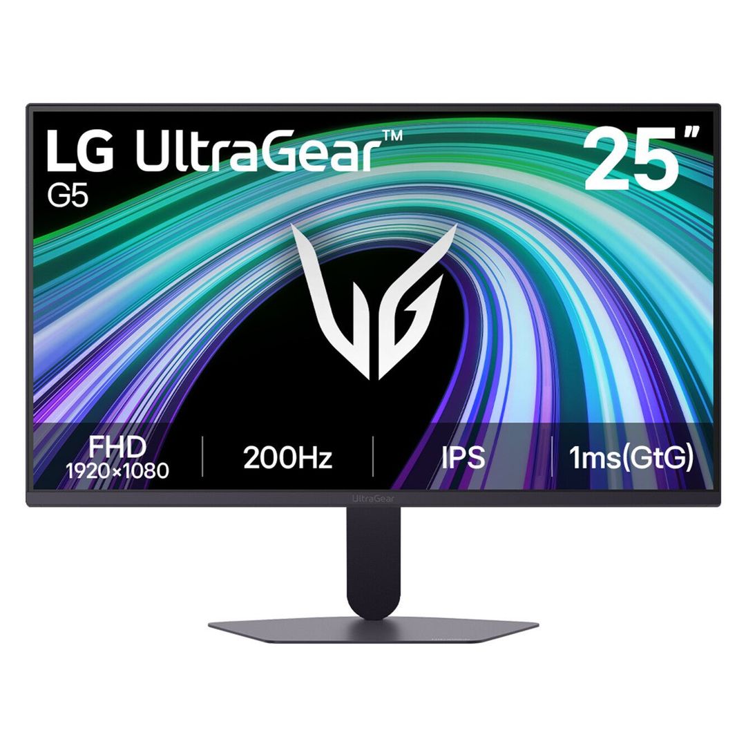 LG UltraGear G5 25G523B-B, 25" Full-HD IPS, 200Hz, 1ms Gaming Monitor - Image 1