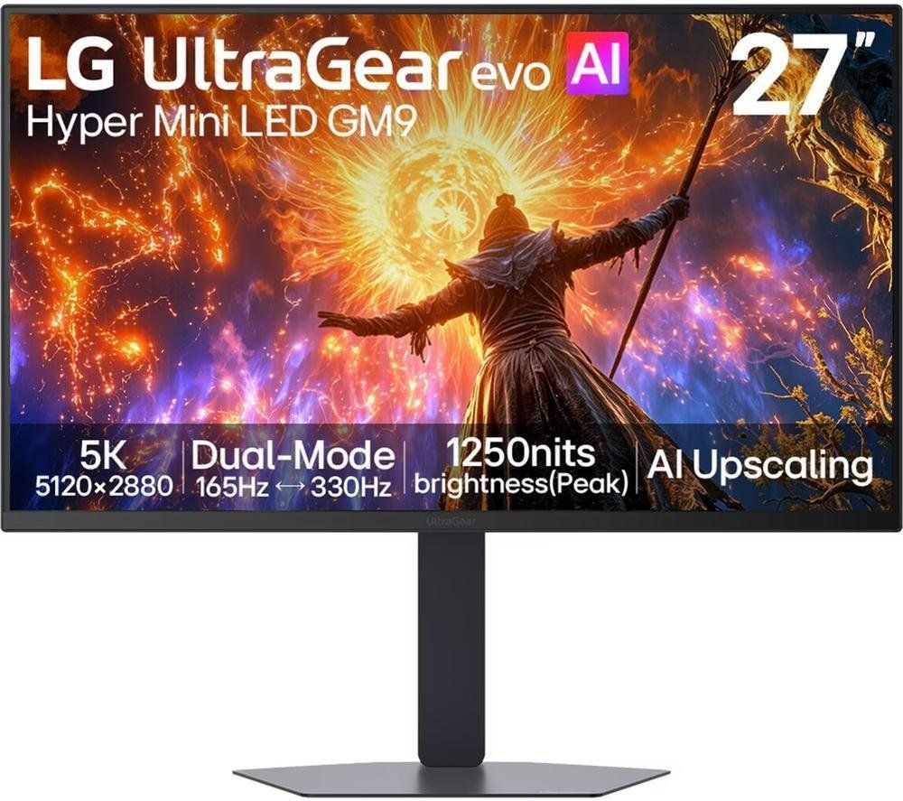 LG 27GM950B-B 27" IPS LED Black Multimedia Monitor (5120x2880/5ms/VGA/HDMI/DisplayPort) - Image 1