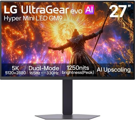LG 27GM950B-B 27" IPS LED Black Multimedia Monitor (5120x2880/5ms/VGA/HDMI/DisplayPort)