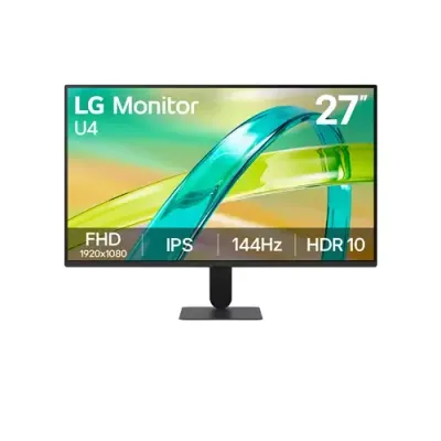 LG Monitor U4 27U411B-B 27-inch IPS Full HD 144Hz Monitor - Thumbnail 2