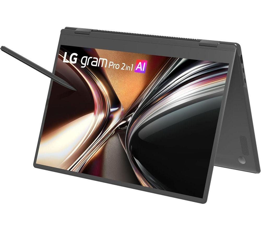 LG Gram Pro 2in1 16" Windows 11 Home Black (U7 255H/1TB SSD/16GB/Intel Arc/WQXGA+/Touch) - Image 1
