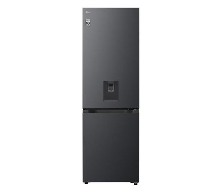 LG Fit & Max 332L 60/40 Freestanding Fridge Freezer - Black