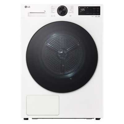 LG Series 5 AI Dry 9kg Heat Pump Tumble Dryer RHX5009TWB White