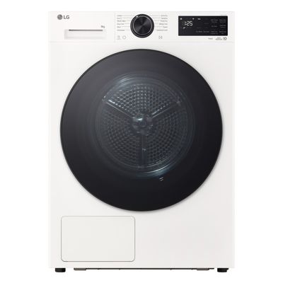 LG Series 5 AI Dry 9kg Heat Pump Tumble Dryer RHX5009TWB White - Thumbnail 2