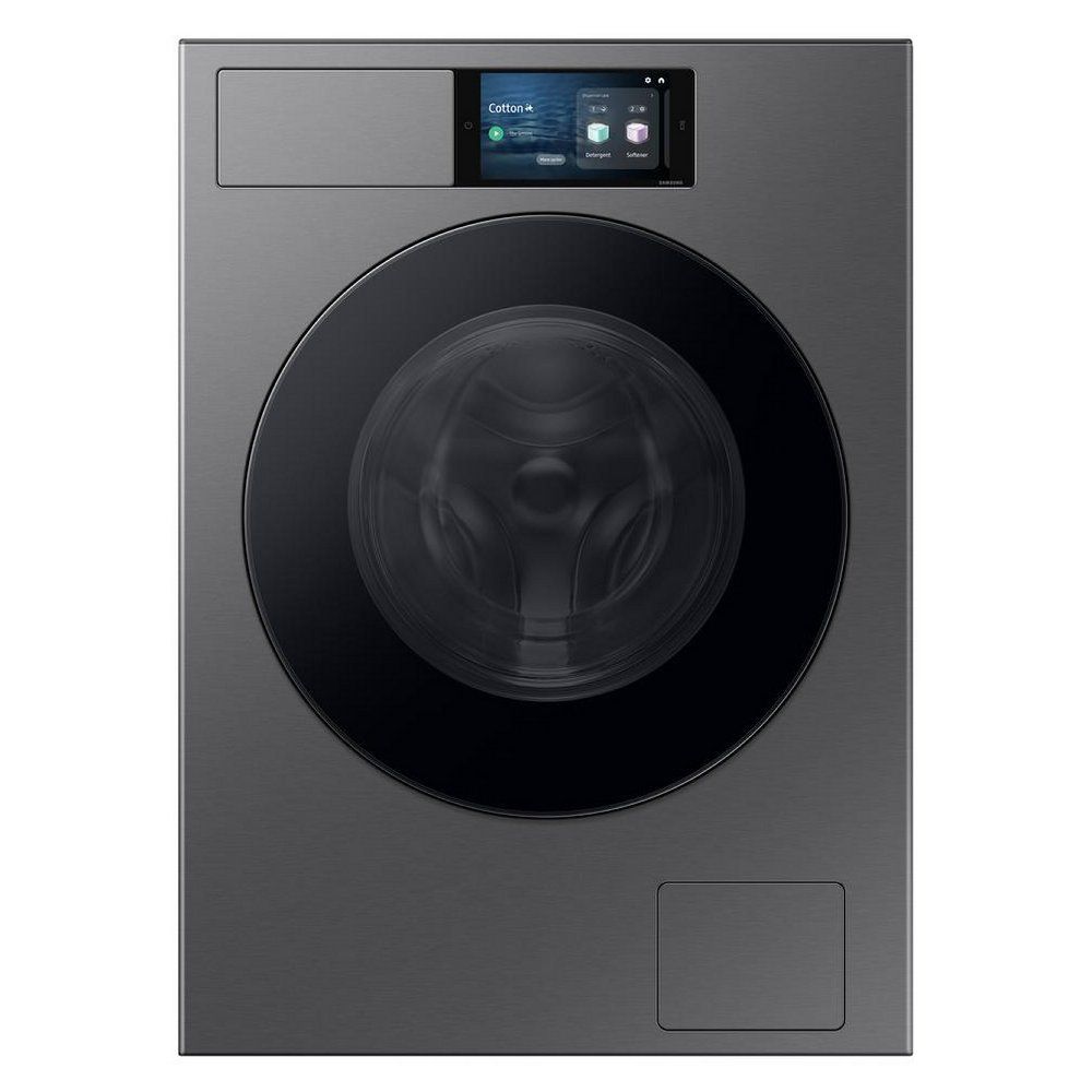 SAMSUNG Series 9 AI Home WF90F09C4SU1 WiFi-enabled 9kg 1400 Spin Smart Washing Machine - Dark Silver, Silver/Grey - Image 1