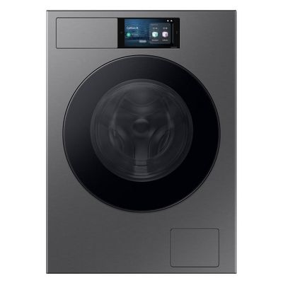 SAMSUNG Series 9 AI Home WF90F09C4SU1 WiFi-enabled 9kg 1400 Spin Smart Washing Machine - Dark Silver, Silver/Grey