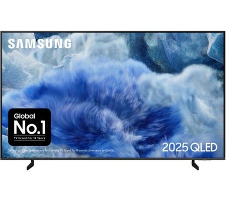 85" SAMSUNG Q8F QLED 4K Vision AI Smart TV 2025 - QE85Q8F, Silver/Grey