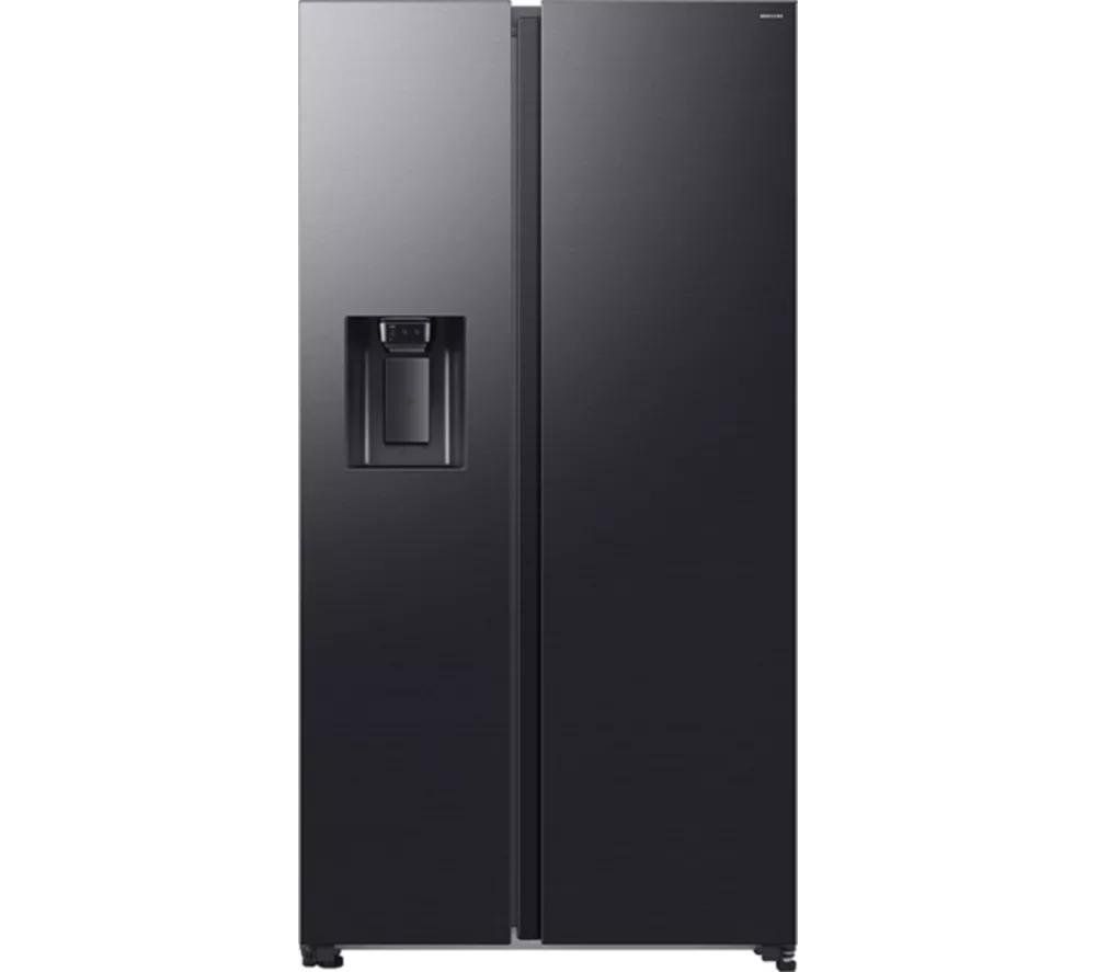 SAMSUNG Bespoke AI Series 7 RS70F66KCFEU American-Style Fridge Freezer - Black, Black - Image 1