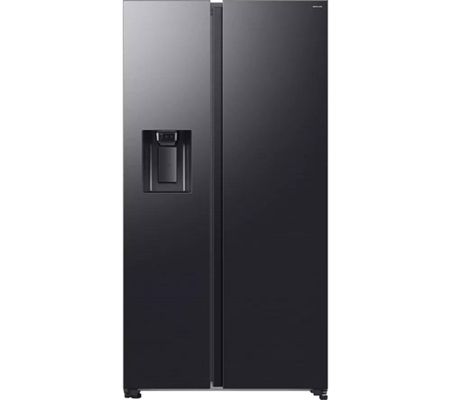 SAMSUNG Bespoke AI Series 7 RS70F66KCFEU American-Style Fridge Freezer - Black, Black
