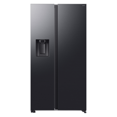 SAMSUNG Bespoke AI Series 7 RS70F66KCFEU American-Style Fridge Freezer - Black, Black - Thumbnail 2