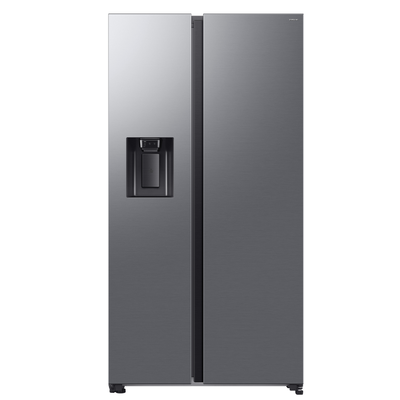 SAMSUNG Bespoke AI Series 7 RS70F66KCTEU American-Style Fridge Freezer - Silver, Silver/Grey - Thumbnail 2