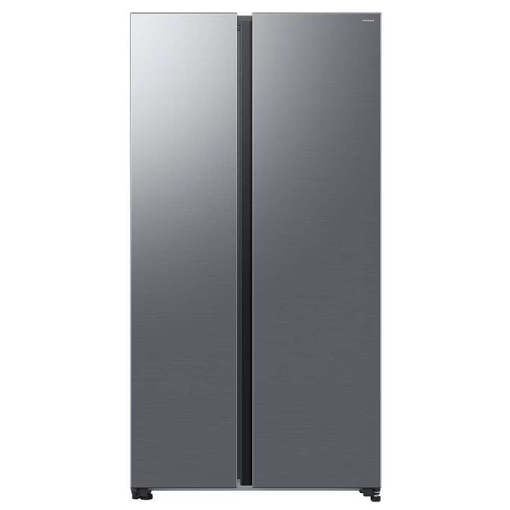 SAMSUNG Bespoke AI Series 7 RS70F67QCTEU American-Style Fridge Freezer - Silver, Silver/Grey - Image 1