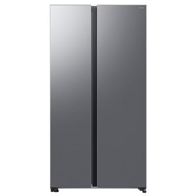 SAMSUNG Bespoke AI Series 7 RS70F67QCTEU American-Style Fridge Freezer - Silver, Silver/Grey