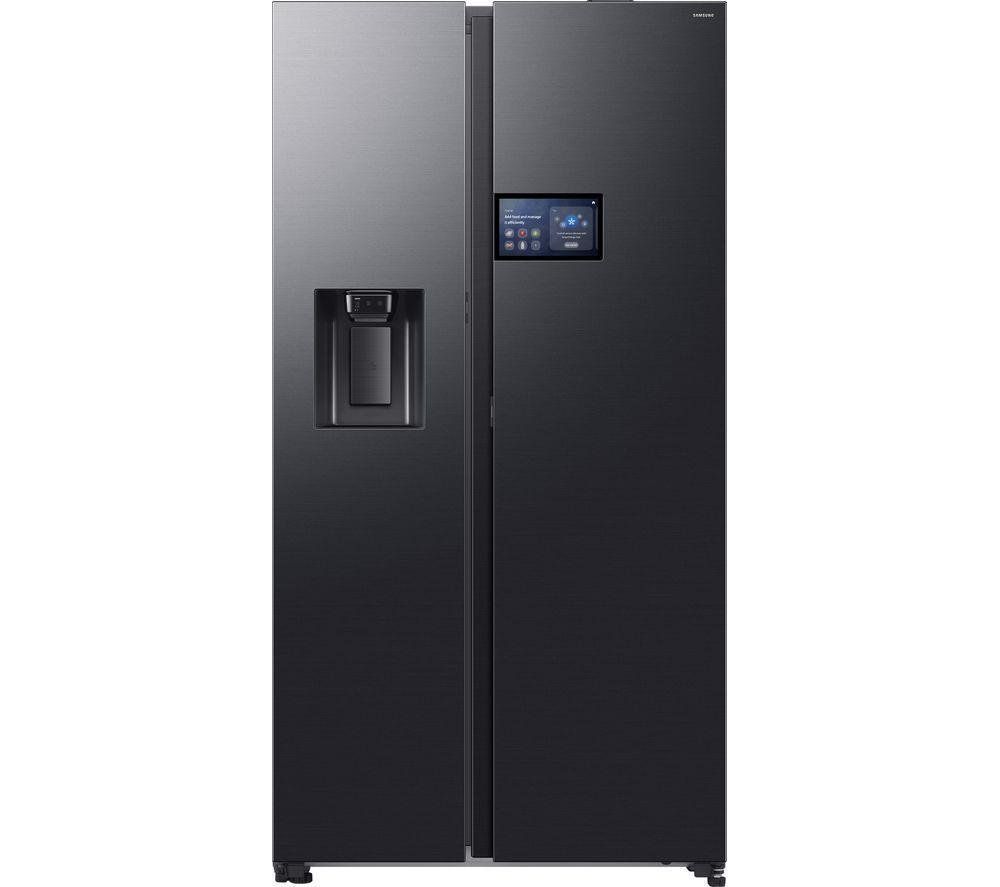 SAMSUNG Bespoke AI Series 9 RS90F64EDFEU American-Style Smart Fridge Freezer - Black, Black - Image 1