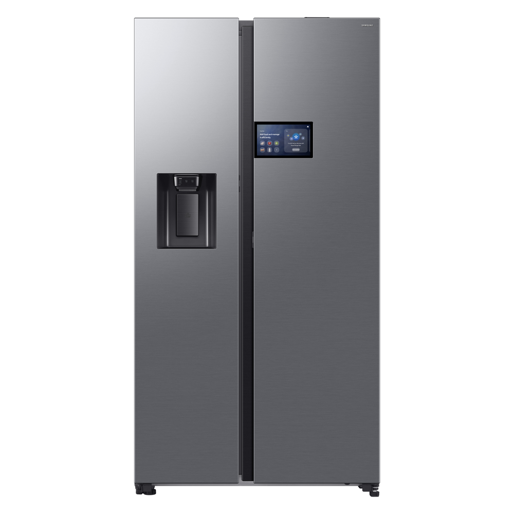 Samsung RS90F64EDTEU Series 9 American Fridge Freezer With Ice & Water - SILVER - Image 1