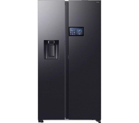 SAMSUNG Bespoke Series 9 AI Home RS90F64EEFEU American-Style Smart Fridge Freezer - Black, Black