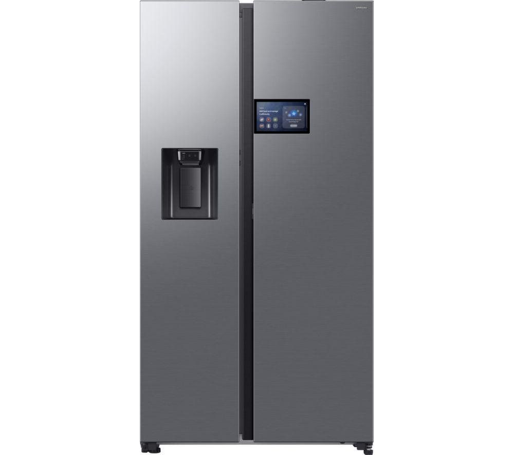SAMSUNG Bespoke AI Series 9 RS90F64EETEU American-Style Smart Fridge Freezer - Silver, Silver/Grey - Image 1