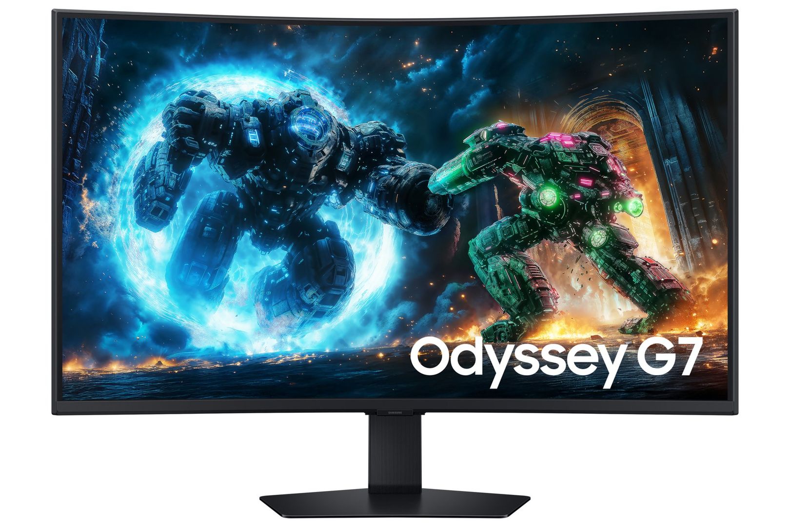 Samsung 37" Odyssey G7 G75F UHD 165Hz Curved Gaming Monitor - Image 1