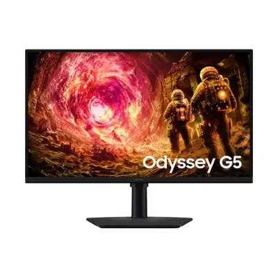 SAMSUNG Odyssey G5 Quad HD 27" IPS LCD Gaming Monitor - Black, Black - Thumbnail 2