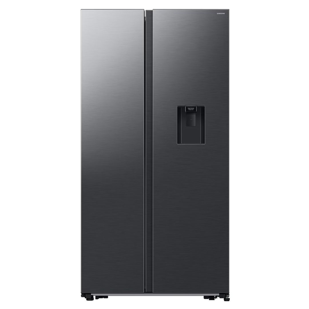 SAMSUNG Bespoke AI Series 7 SpaceMax RS57DG410EB4EU Smart American-Style Fridge Freezer - Black, Black - Image 1