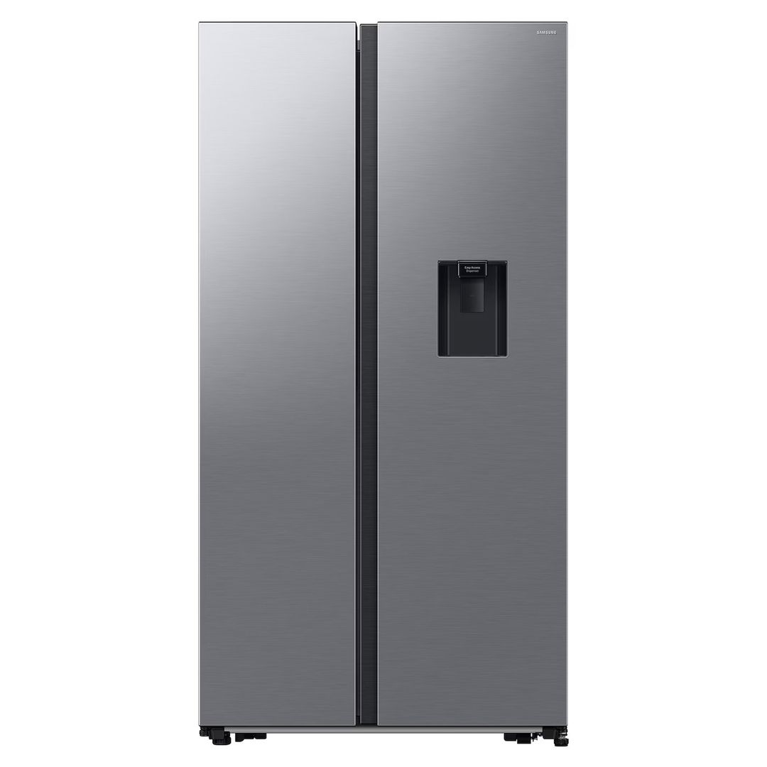 SAMSUNG Bespoke AI Series 7 SpaceMax RS57DG410EM9EU Smart American-Style Fridge Freezer - Silver, Silver/Grey - Image 1