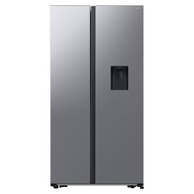 SAMSUNG Bespoke AI Series 7 SpaceMax RS57DG410EM9EU Smart American-Style Fridge Freezer - Silver, Silver/Grey