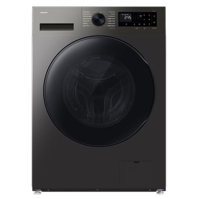 SAMSUNG Series 5 AI Energy Ecobubble WD90HG5U34BXEU WiFi-enabled 9 kg Washer Dryer - Stainless Steel, Stainless Steel