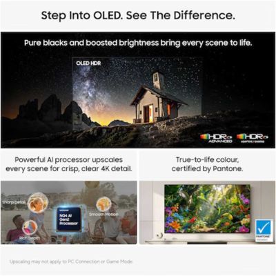 65" SAMSUNG S85H OLED Glare Free 4K Vision AI Smart TV 2026 - QE65S85H, Black - Thumbnail 2