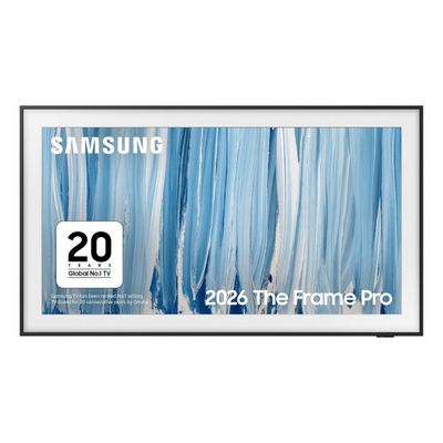 65" SAMSUNG The Frame Pro (2026) Neo QLED 4K Art Mode Smart AI TV with Slim Fit Wall Mount - QE65LS03H, Black