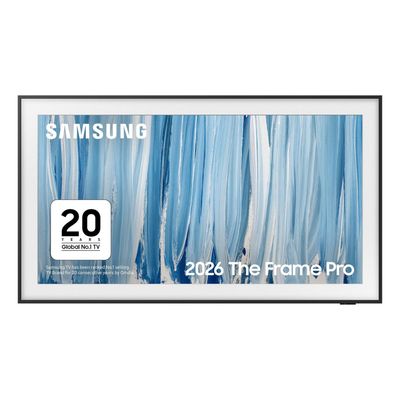 85" SAMSUNG The Frame Pro (2026) Neo QLED 4K Art Mode Smart AI TV with Slim Fit Wall Mount - QE85LS03H, Black
