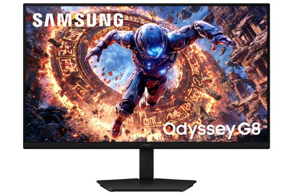 SAMSUNG Odyssey G8 LS32HG806ESXXU 6K Ultra HD 32 IPS Dual-Mode Gaming Monitor - Black, Silver/Grey
