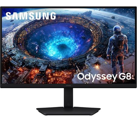 SAMSUNG Odyssey G8 G80HF 5K 27" IPS Gaming Monitor - Black, Silver/Grey