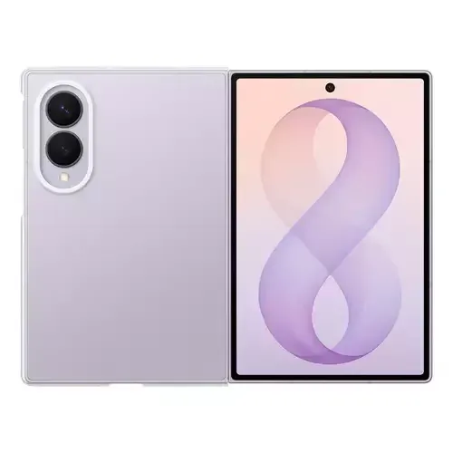 Samsung EF-QF971CTEGWW mobile phone case 19.3 cm (7.6") Cover Transparent - Image 1