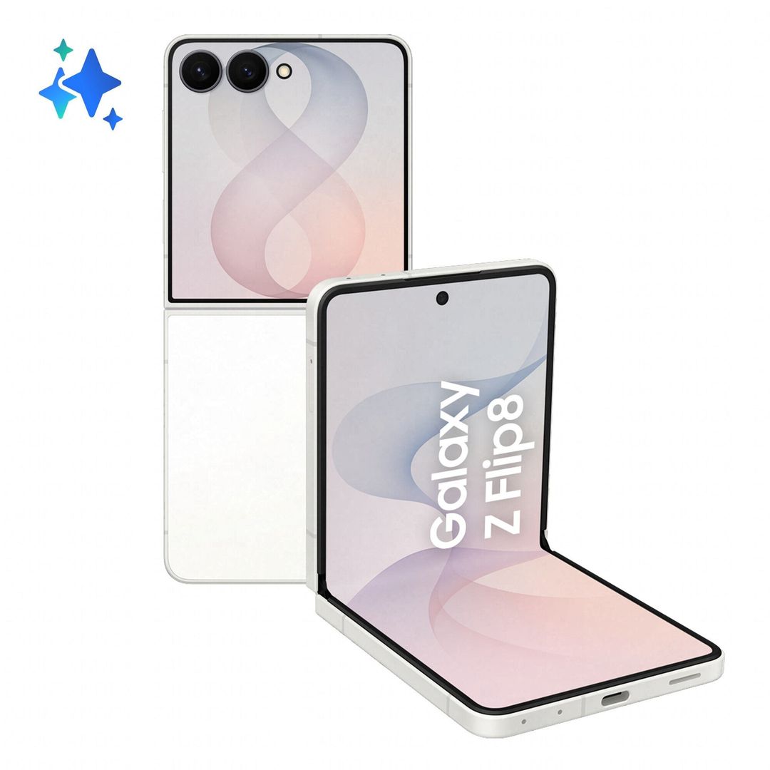 SAMSUNG Galaxy Z Flip8 - 256 GB, Cream, Cream - Image 1