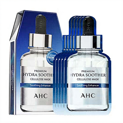 A.H.C - Premium Hydra Soother Cellulose Mask - 5pc