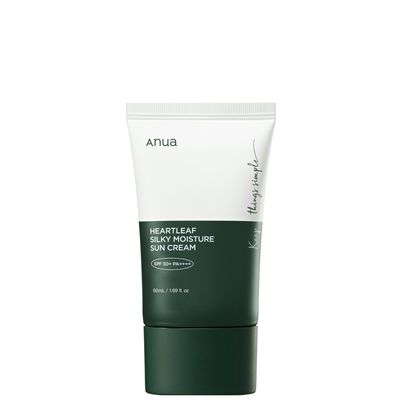 Anua Heartleaf Silky Moisturiser Sunscreen 50ml