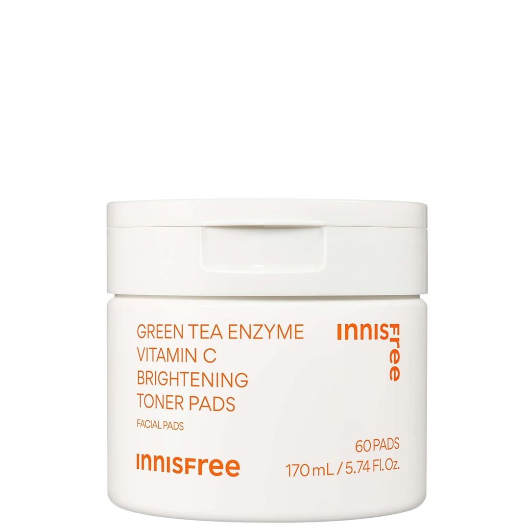 INNISFREE Green Tea Enzyme Vitamin C Brightening Toner Pads - 60 pads - Image 1