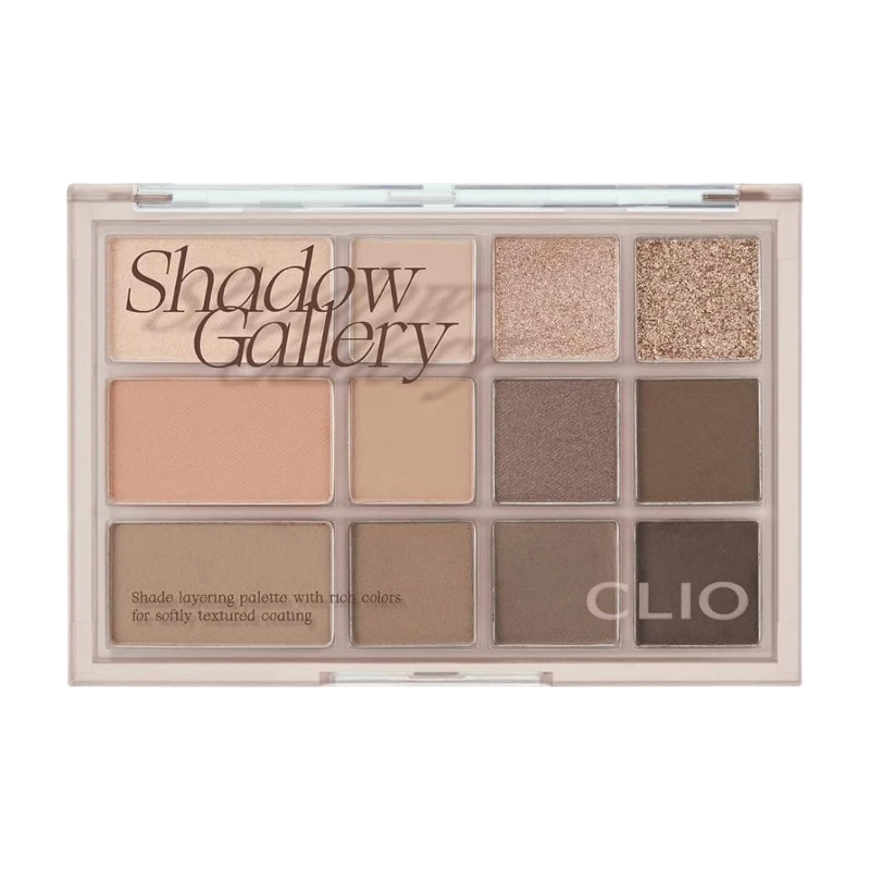 CLIO - Shade & Shadow Palette - 1.4gX3, 0.6gX9 - 01 Shadow Gallery - Image 1