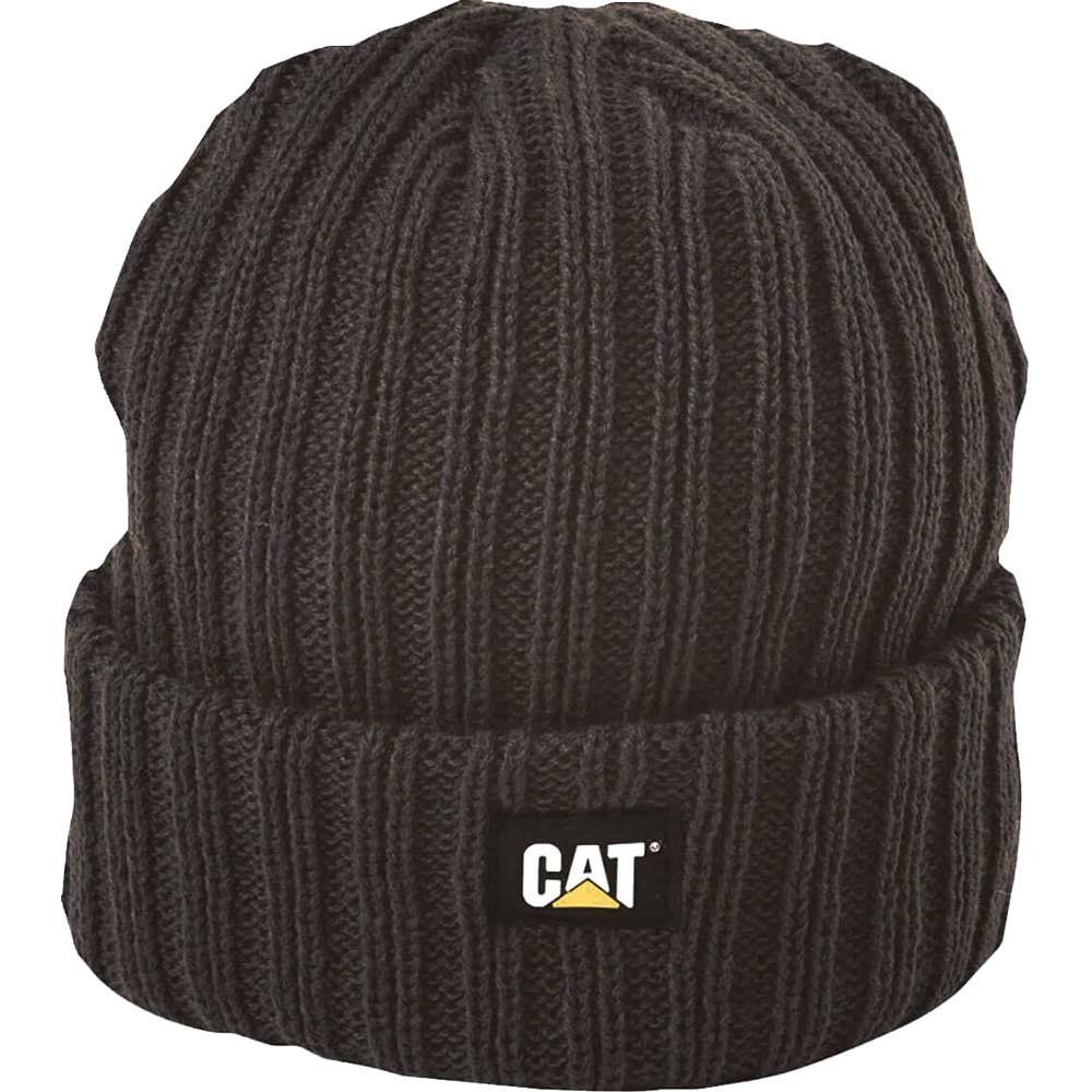 Caterpillar Rib Watch Cap Graphite One Size - Image 1