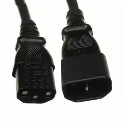 Cisco CAB-C13-C14-AC= power cable Black 3 m C13 coupler C14 coupler - Thumbnail 2