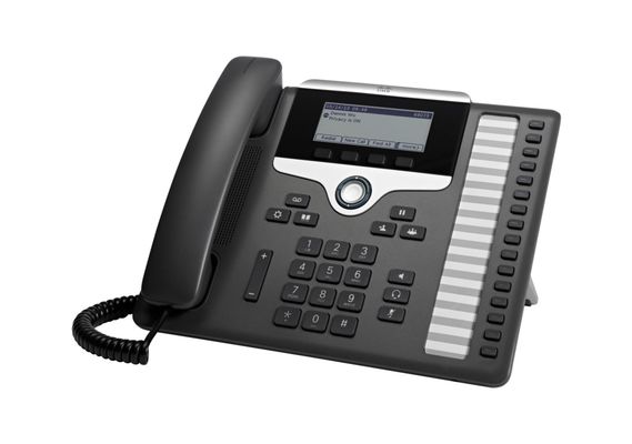 Cisco IP Business Phone 7861. 3.5-inch Greyscale Display. Class 1 PoE.