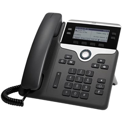 Cisco 7841 IP phone Black. Silver 4 lines LCD