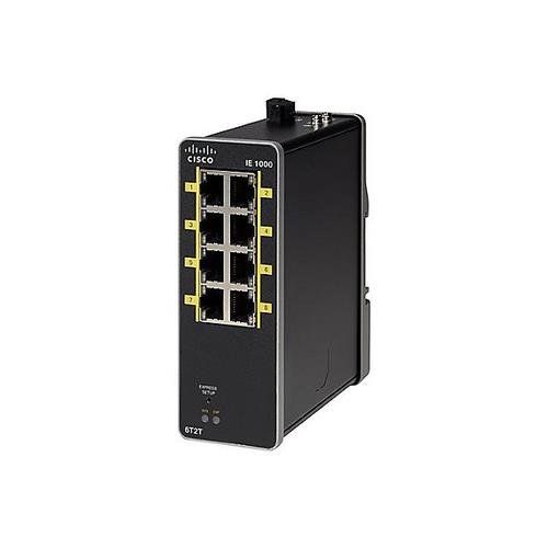 Cisco IE-1000-6T2T-LM network switch Managed Fast Ethernet (10/100) Bl - Image 1