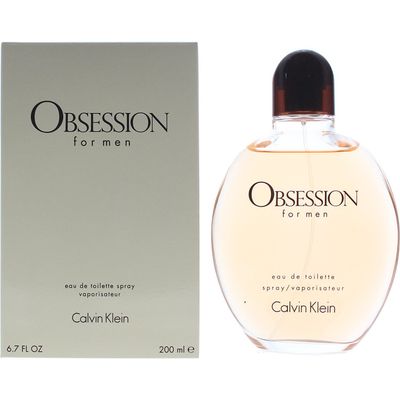 Calvin Klein Obsession For Men Eau De Toilette 200ml Spray - Neutral
